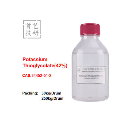 Potassium Thioglycolate 42% For Storage CAS No. 34452-51-2 >300.C Boiling Point