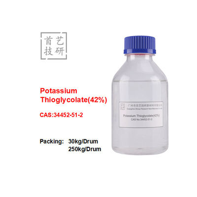 Potassium Thioglycolate 42% Water Soluble Boiling Point >300.C Stable / Density