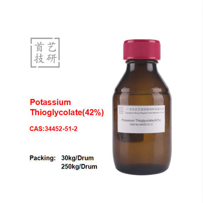 Potassium Thioglycolate 42% Water Soluble White Powder  Molecular Weight 164.25 Off White Color