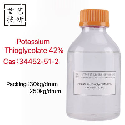 Water Soluble Potassium Thioglycolate 42% CAS No. 34452-51-2 Hair Removal Agent